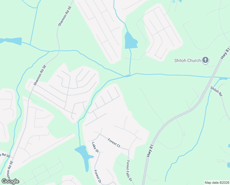 map of restaurants, bars, coffee shops, grocery stores, and more near 1230 High Tide Court in Loganville