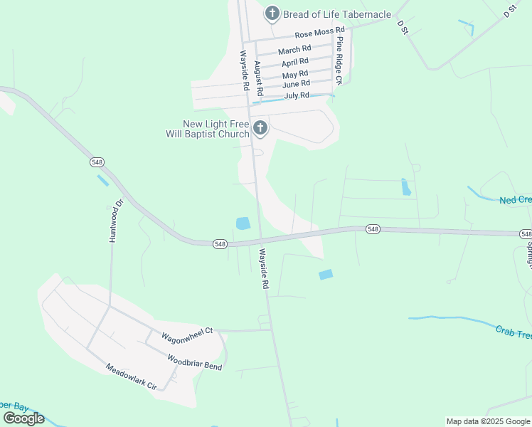 map of restaurants, bars, coffee shops, grocery stores, and more near 3500 Wayside Road in Conway