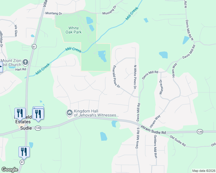 map of restaurants, bars, coffee shops, grocery stores, and more near 45 King Henry Road in Dallas