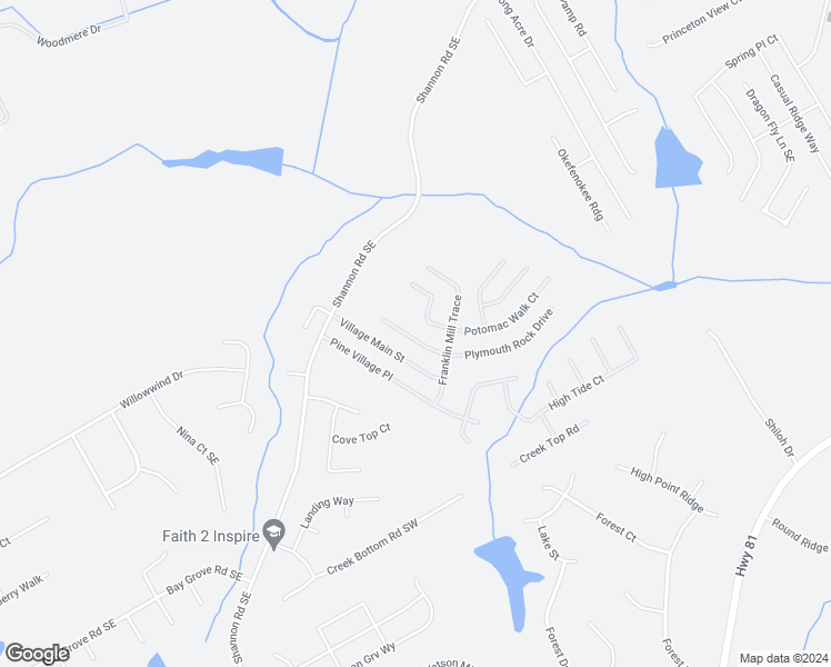 map of restaurants, bars, coffee shops, grocery stores, and more near 3812 Plymouth Rock Drive in Loganville