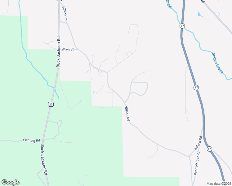 map of restaurants, bars, coffee shops, grocery stores, and more near Wilson Road in Sulligent