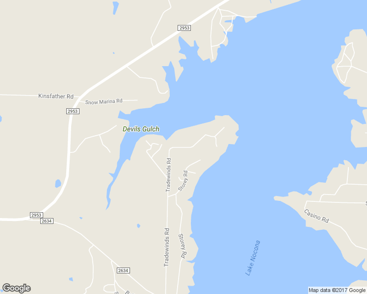 map of restaurants, bars, coffee shops, grocery stores, and more near 1057 Tradewinds Road in Nocona