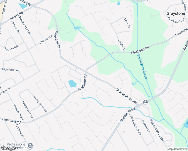 map of restaurants, bars, coffee shops, grocery stores, and more near 2225 Ridgedale Drive in Grayson