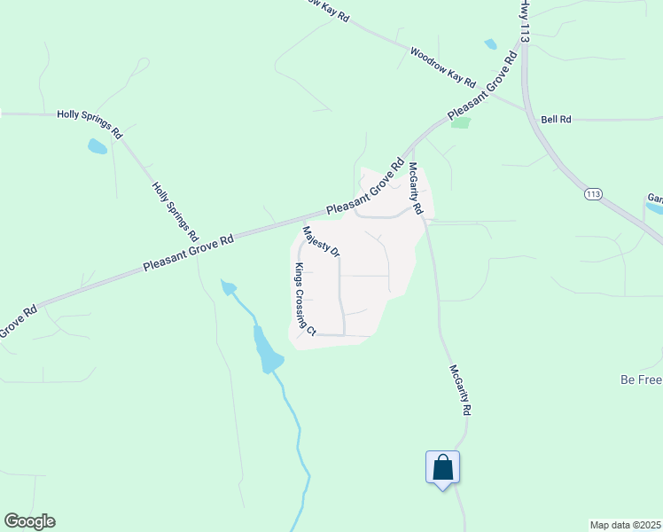 map of restaurants, bars, coffee shops, grocery stores, and more near 186 Majesty Drive in Rockmart