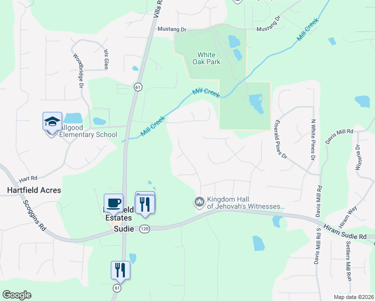 map of restaurants, bars, coffee shops, grocery stores, and more near 236 King James Drive in Dallas