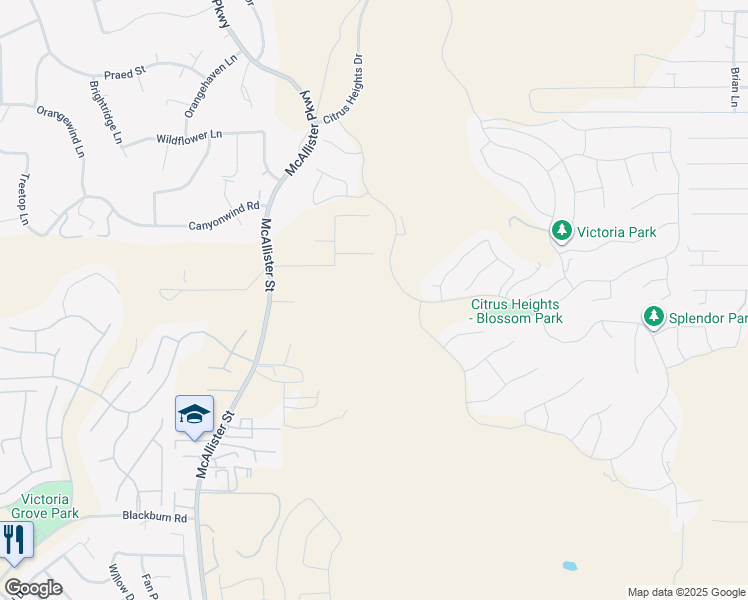 map of restaurants, bars, coffee shops, grocery stores, and more near Sweet Avenue in Riverside
