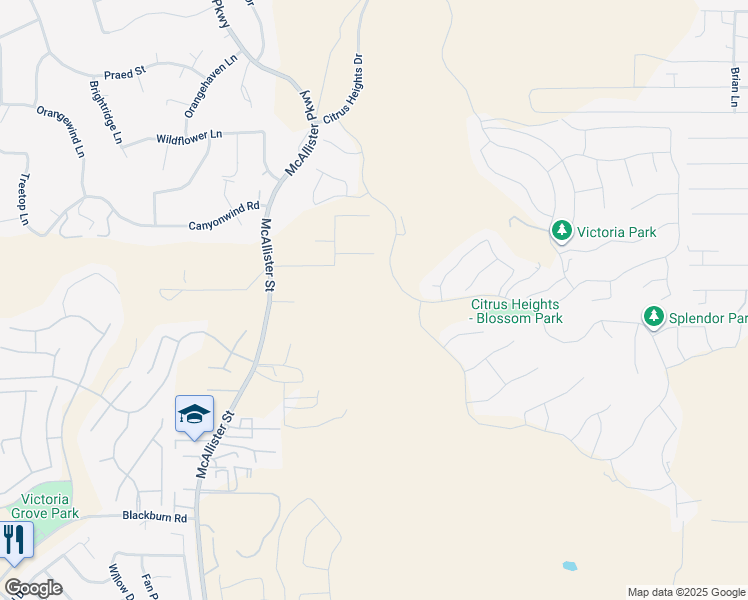 map of restaurants, bars, coffee shops, grocery stores, and more near Via Verrazano in Riverside