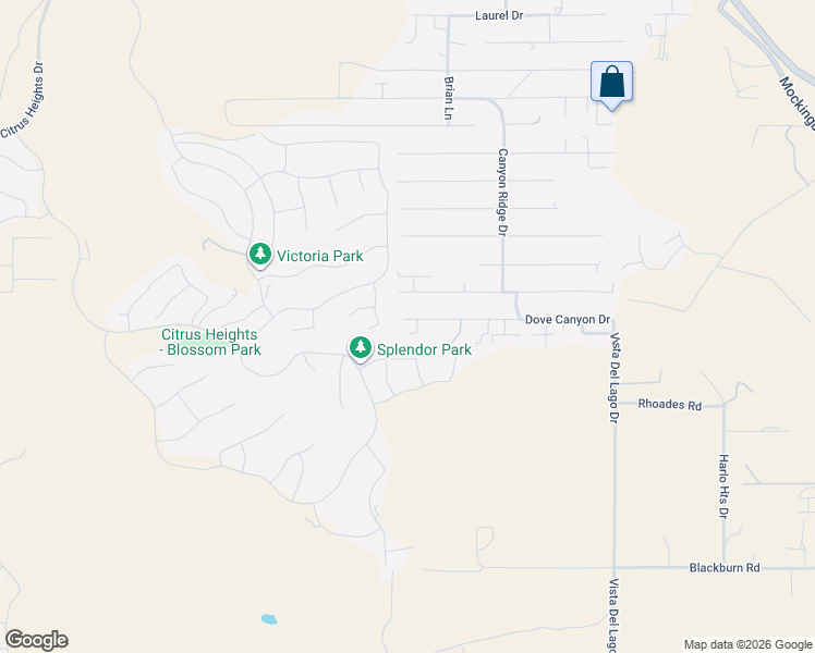 map of restaurants, bars, coffee shops, grocery stores, and more near 14029 Dove Canyon Drive in Riverside