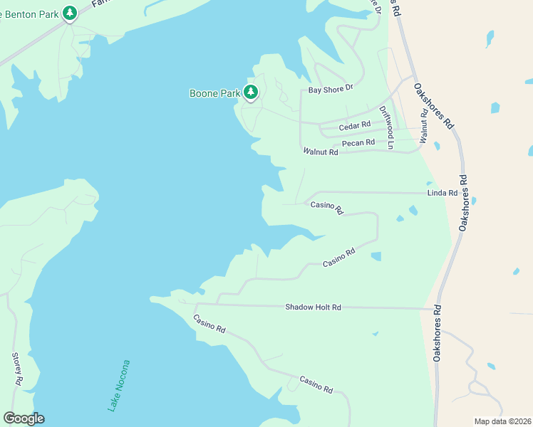 map of restaurants, bars, coffee shops, grocery stores, and more near 2377 Casino Road in Nocona