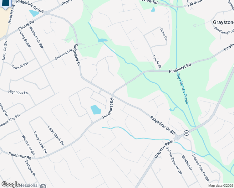 map of restaurants, bars, coffee shops, grocery stores, and more near 2225 Ridgedale Drive in Grayson