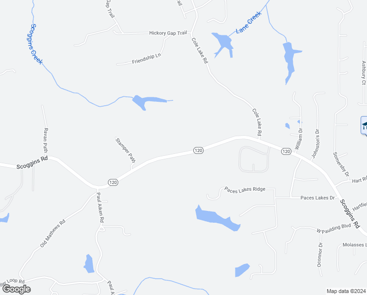 map of restaurants, bars, coffee shops, grocery stores, and more near 1530 Scoggins Road in Dallas