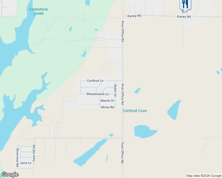 map of restaurants, bars, coffee shops, grocery stores, and more near 13154 Meadowlark Lane in Kingston