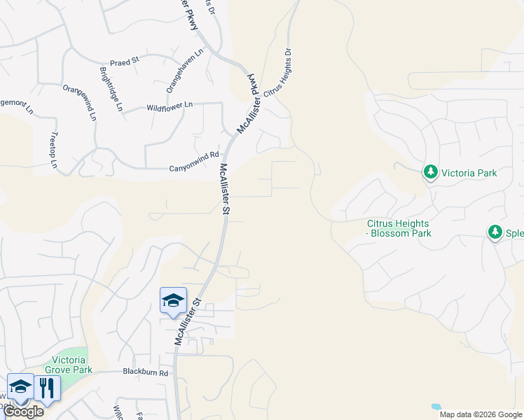 map of restaurants, bars, coffee shops, grocery stores, and more near in Riverside