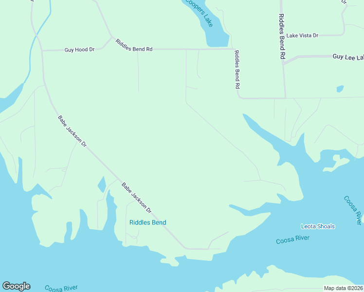 map of restaurants, bars, coffee shops, grocery stores, and more near 400 Charada Lake Road in Rainbow City