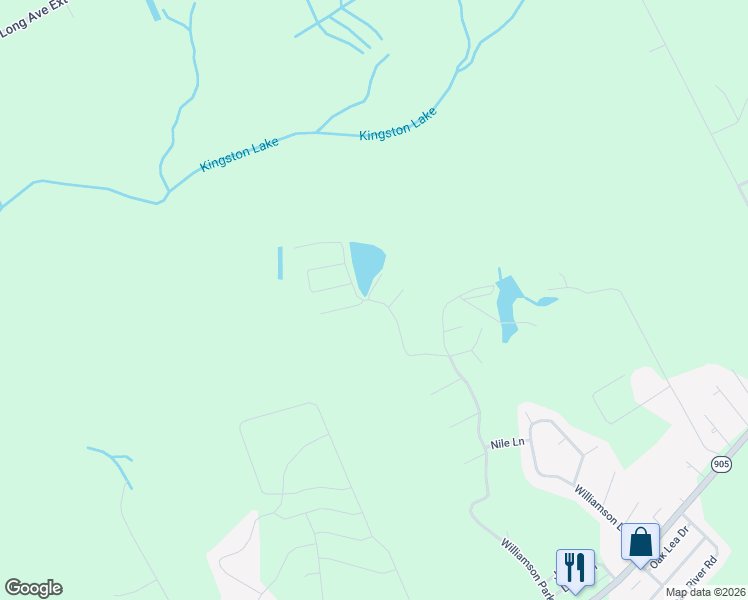 map of restaurants, bars, coffee shops, grocery stores, and more near Safari Lane in Conway