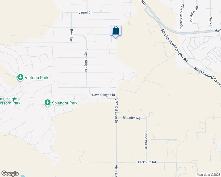 map of restaurants, bars, coffee shops, grocery stores, and more near 14440 Rock Place in Riverside