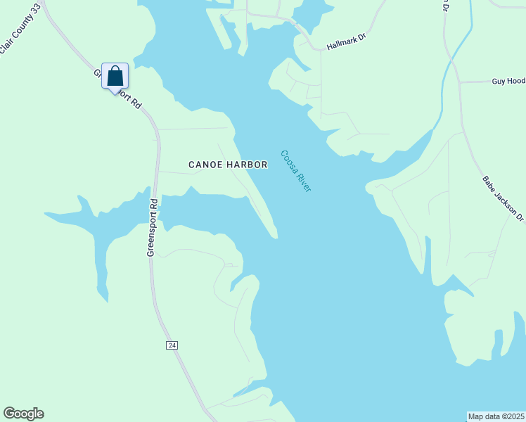 map of restaurants, bars, coffee shops, grocery stores, and more near 437 Harbor Point in Ashville