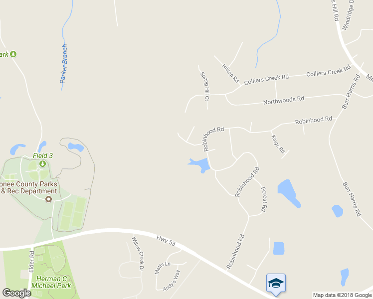 map of restaurants, bars, coffee shops, grocery stores, and more near 1051 Sherwood Drive in Watkinsville