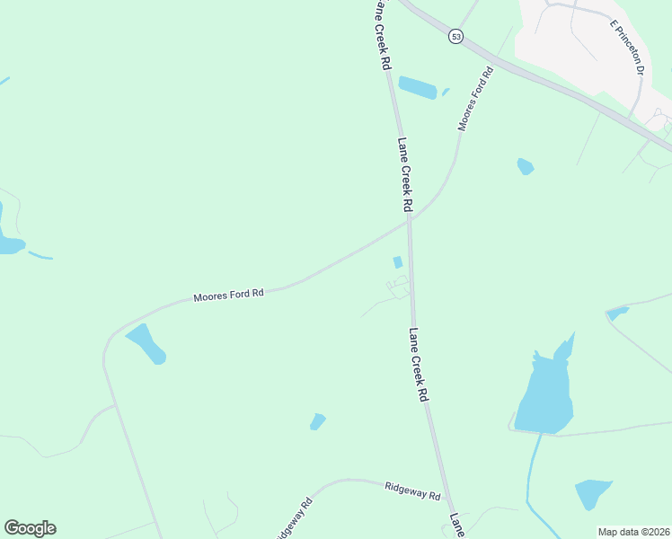 map of restaurants, bars, coffee shops, grocery stores, and more near 1340 Moores Ford Road in Bogart