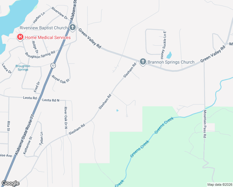 map of restaurants, bars, coffee shops, grocery stores, and more near 5305 Slasham Road in Southside