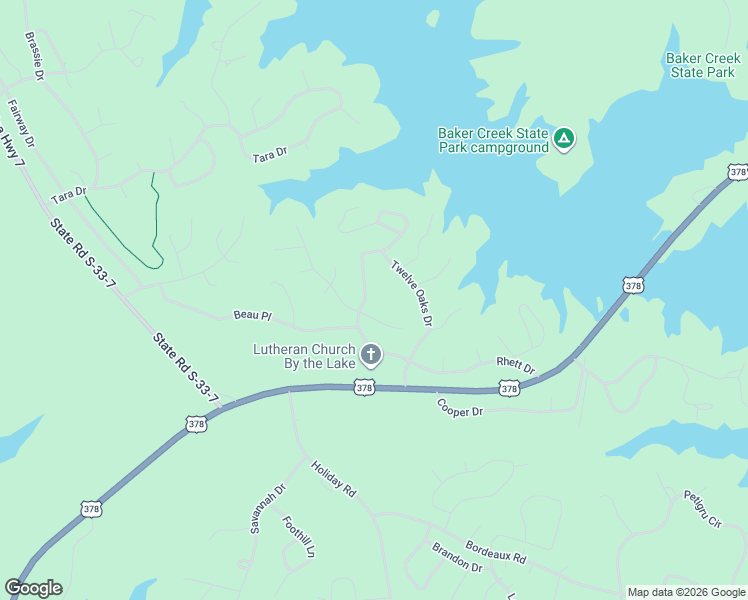 map of restaurants, bars, coffee shops, grocery stores, and more near 155 Rhett Drive in McCormick