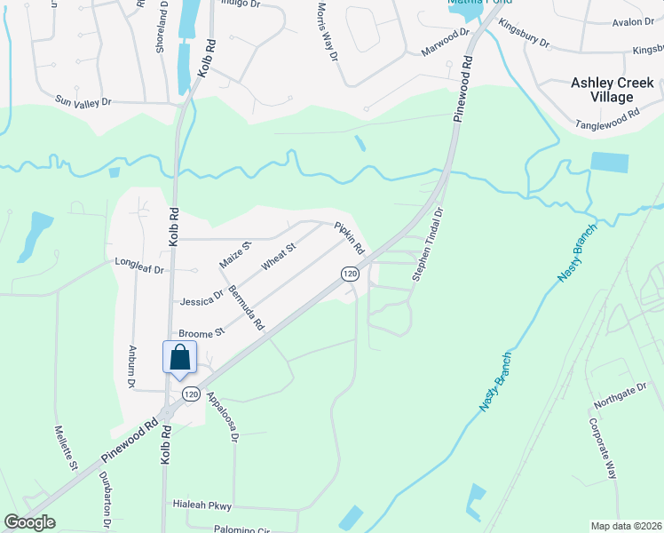 map of restaurants, bars, coffee shops, grocery stores, and more near 1618 Pinewood Road in Sumter
