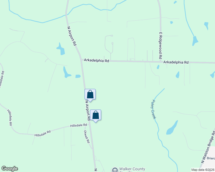 map of restaurants, bars, coffee shops, grocery stores, and more near 2209-2509 North Airport Road in Jasper