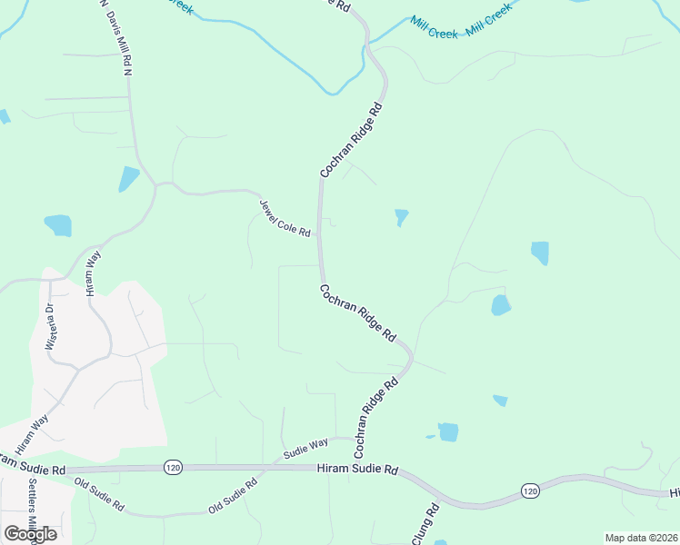 map of restaurants, bars, coffee shops, grocery stores, and more near 1487 Cochran Ridge Road in Hiram