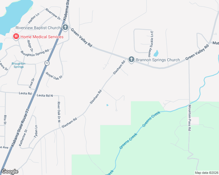 map of restaurants, bars, coffee shops, grocery stores, and more near 5305 Slasham Road in Southside