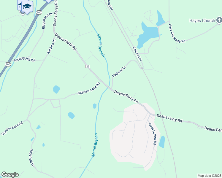 map of restaurants, bars, coffee shops, grocery stores, and more near 1373 Railroad Drive in Hayden