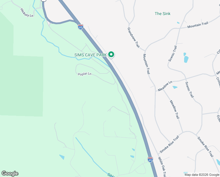 map of restaurants, bars, coffee shops, grocery stores, and more near 55 Poplar Lane in Warrior