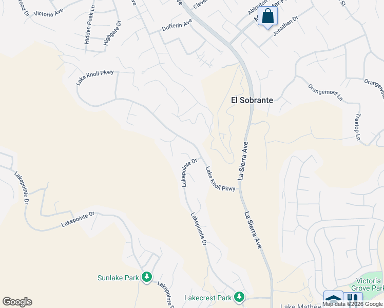 map of restaurants, bars, coffee shops, grocery stores, and more near 16888 Winterbrook Circle in Riverside