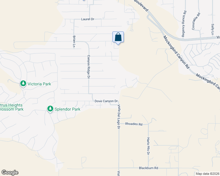 map of restaurants, bars, coffee shops, grocery stores, and more near 14440 Rock Place in Riverside
