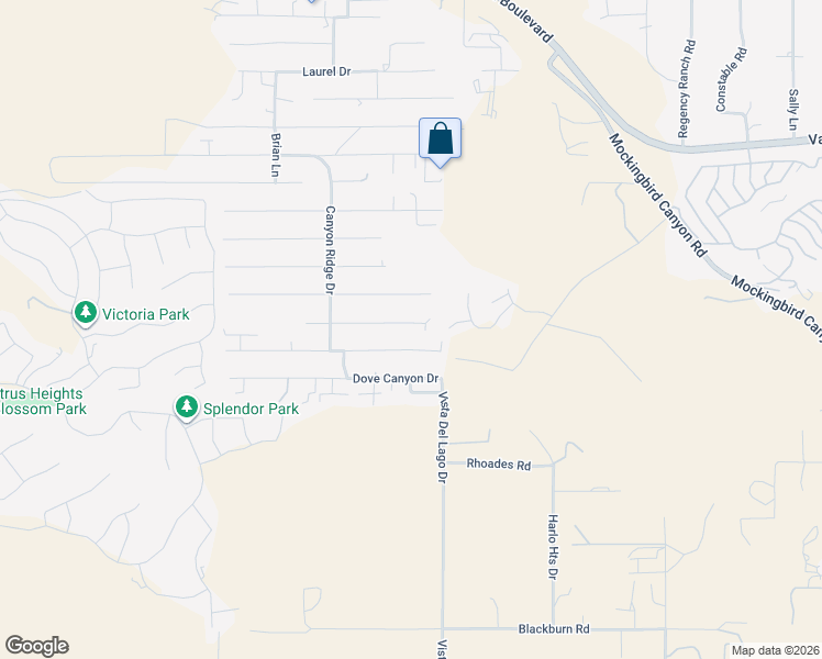 map of restaurants, bars, coffee shops, grocery stores, and more near 14440 Rock Place in Riverside