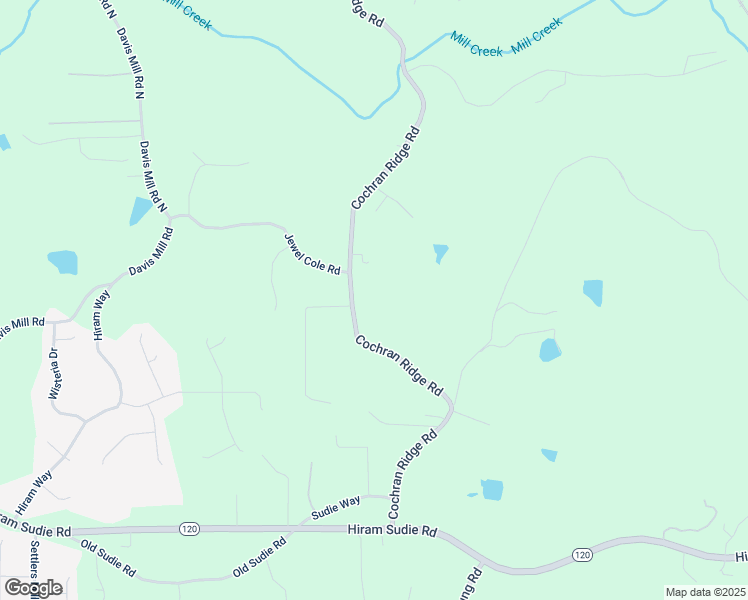 map of restaurants, bars, coffee shops, grocery stores, and more near 1487 Cochran Ridge Road in Hiram