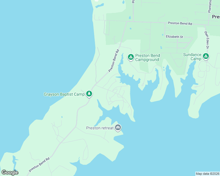 map of restaurants, bars, coffee shops, grocery stores, and more near 14 Bravo Road in Pottsboro