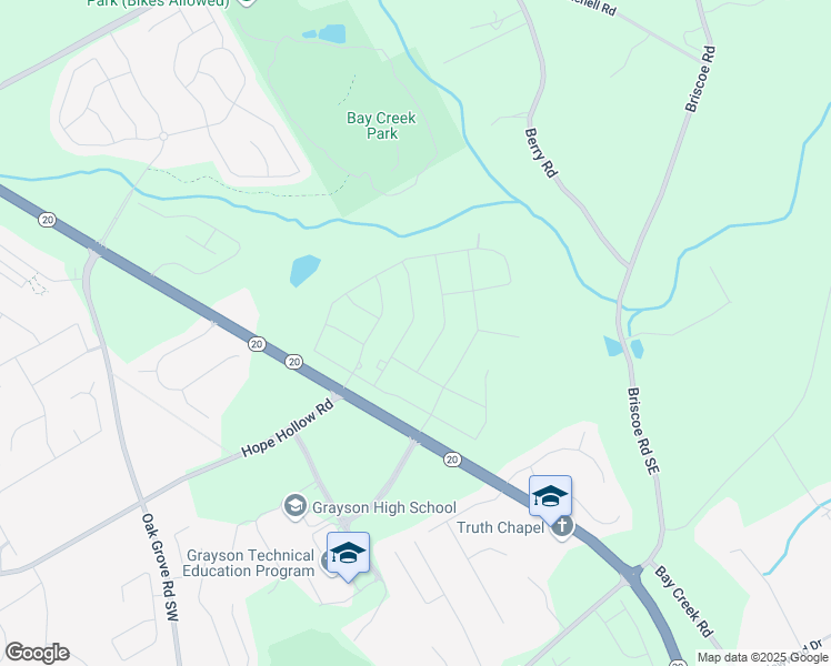 map of restaurants, bars, coffee shops, grocery stores, and more near 3236 Papyrus Palm Road in Loganville