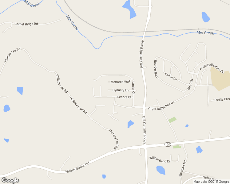 map of restaurants, bars, coffee shops, grocery stores, and more near 151 Dynasty Lane in Hiram