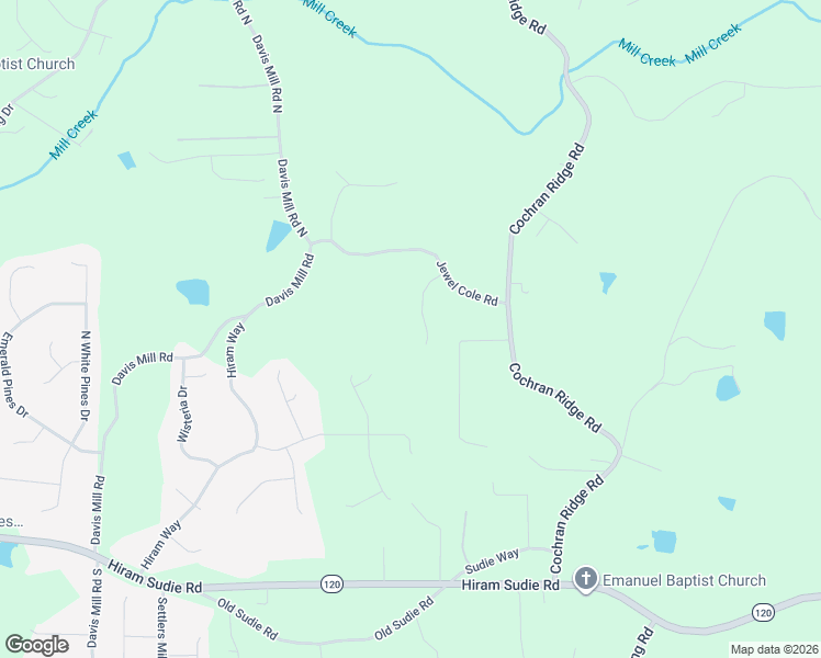 map of restaurants, bars, coffee shops, grocery stores, and more near 148 Westin Drive in Hiram