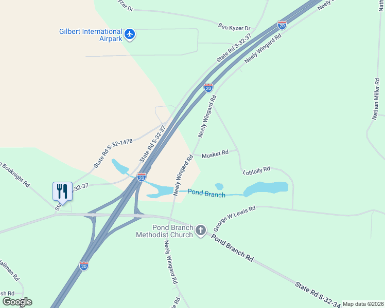 map of restaurants, bars, coffee shops, grocery stores, and more near Neely Wingard Road in Gilbert