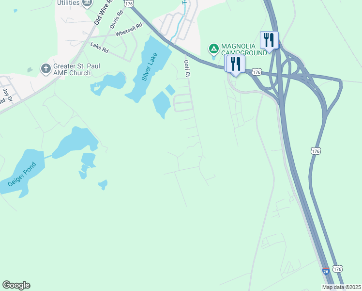 map of restaurants, bars, coffee shops, grocery stores, and more near 124A Constellation Trail in West Columbia