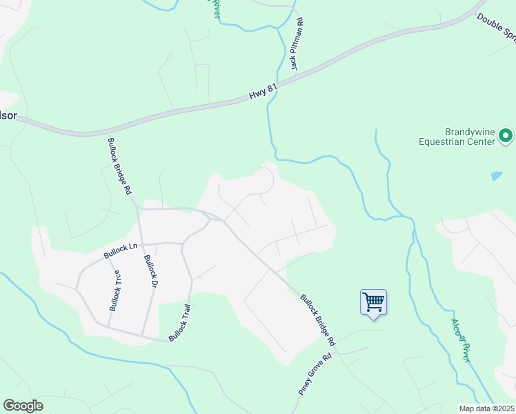 map of restaurants, bars, coffee shops, grocery stores, and more near 1805 Alcovy Ridge Lane in Loganville