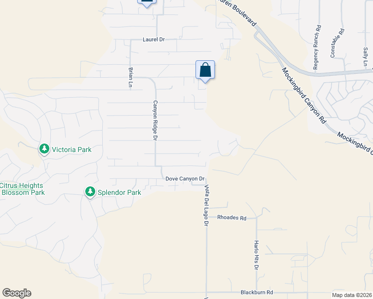 map of restaurants, bars, coffee shops, grocery stores, and more near 14405 Quailridge Drive in Riverside