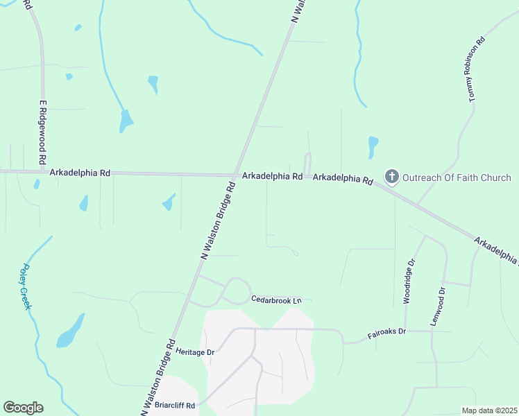 map of restaurants, bars, coffee shops, grocery stores, and more near 2505-2599 Woodley Drive in Jasper