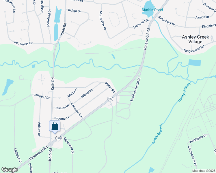 map of restaurants, bars, coffee shops, grocery stores, and more near 2420 Pipkin Road in Sumter