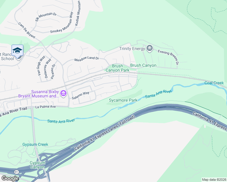 map of restaurants, bars, coffee shops, grocery stores, and more near 25633 Corsica Way in Yorba Linda