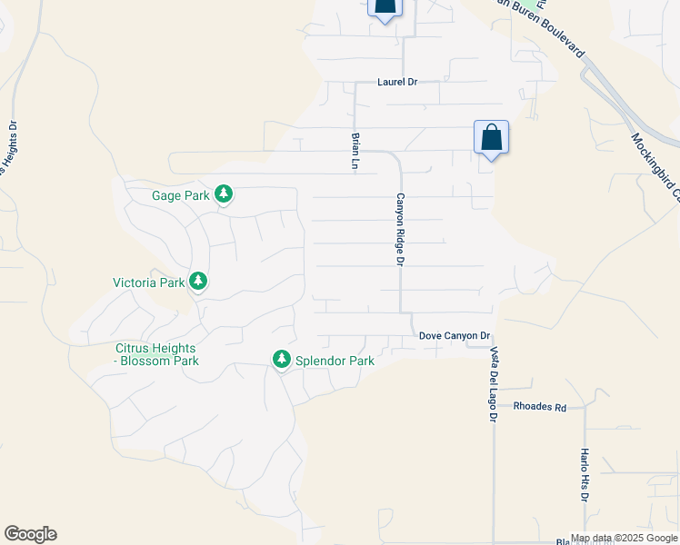 map of restaurants, bars, coffee shops, grocery stores, and more near 14075 Quailridge Drive in Riverside