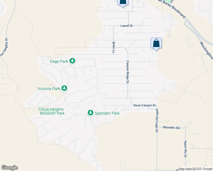 map of restaurants, bars, coffee shops, grocery stores, and more near 14075 Quailridge Drive in Riverside