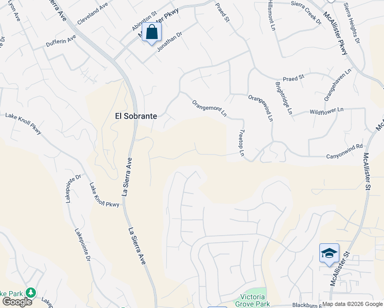 map of restaurants, bars, coffee shops, grocery stores, and more near 12154 Cortona Pl in Riverside