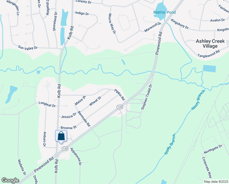 map of restaurants, bars, coffee shops, grocery stores, and more near 2420 Pipkin Road in Sumter